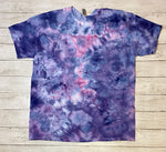 Hot Pink/Navy Long Sleeve and Short Sleeve Ice Dye